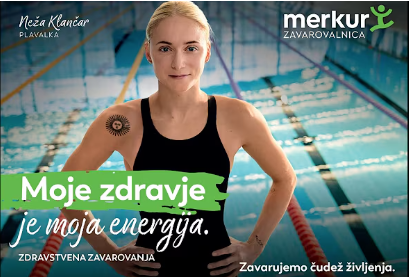 Zavarujemo čudež življenja | Neža Klančar - plavalka | Merkur zavarovalnica