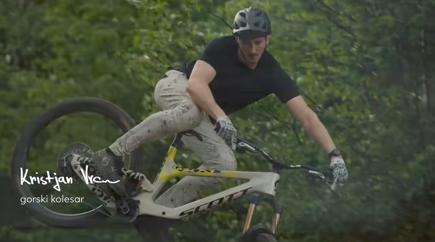  Zavarujemo čudež življenja | Kristjan Vreček - gorski kolesar | Merkur zavarovalnica